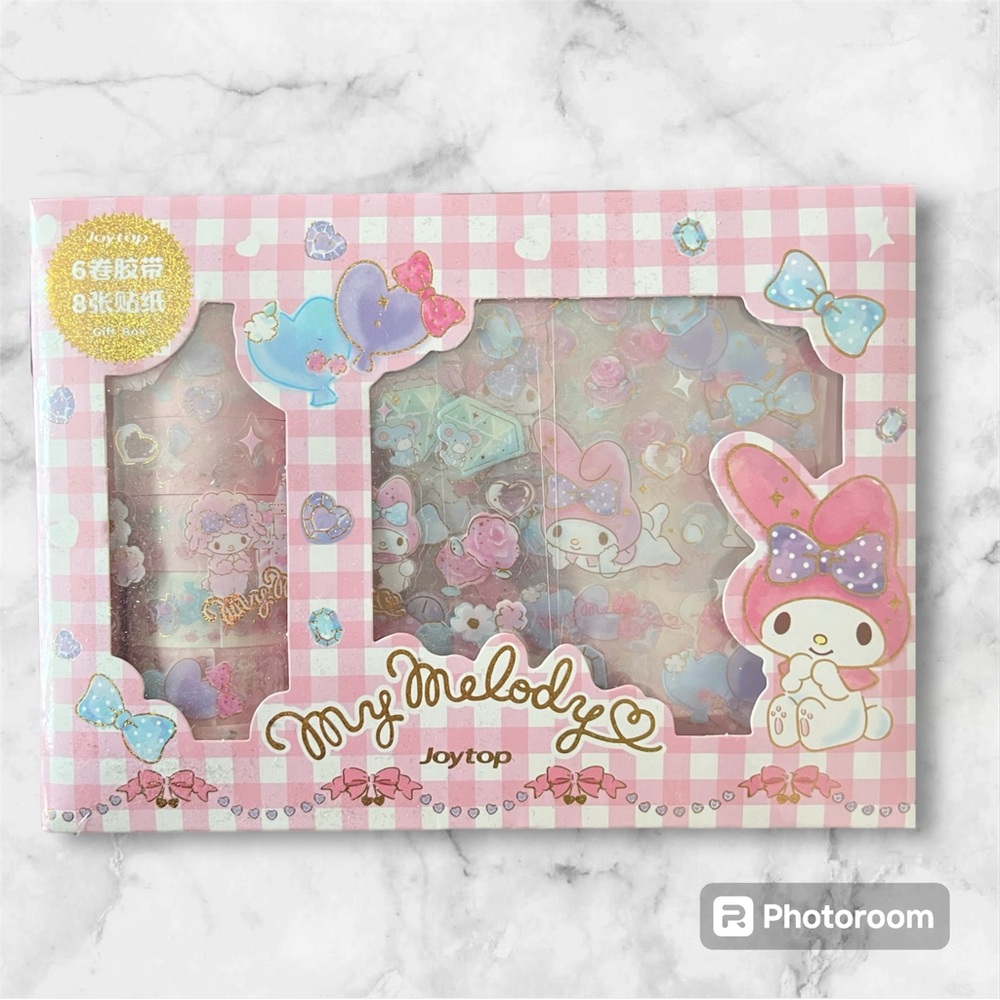 My melody stickers and washie tape